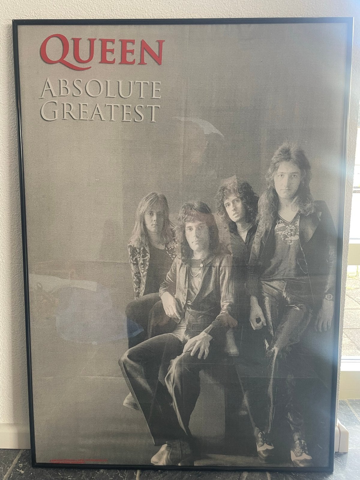 Queen Absolute Greatest Poster met lijst, Ophalen, Met lijst, A1 t/m A3, Muziek