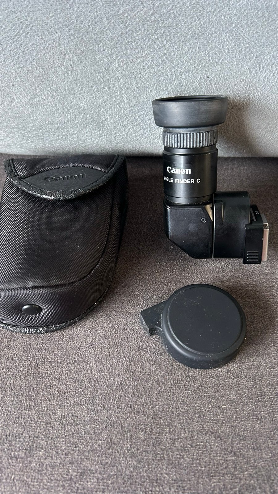 Canon Angle Finder C hoekzoeker met tasje en dop, Canon, Overige typen, Ophalen of Verzenden, Zo goed als nieuw