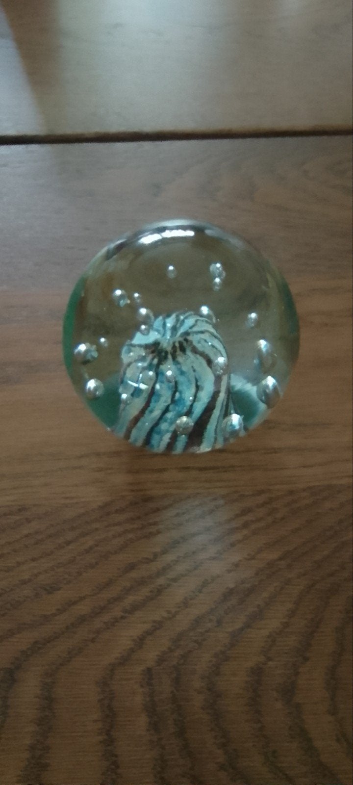 Glazen decoratie bol, 8,5 cm, nieuw en ongebruikt, Ophalen, Nieuw, Meerkleurig, Glas