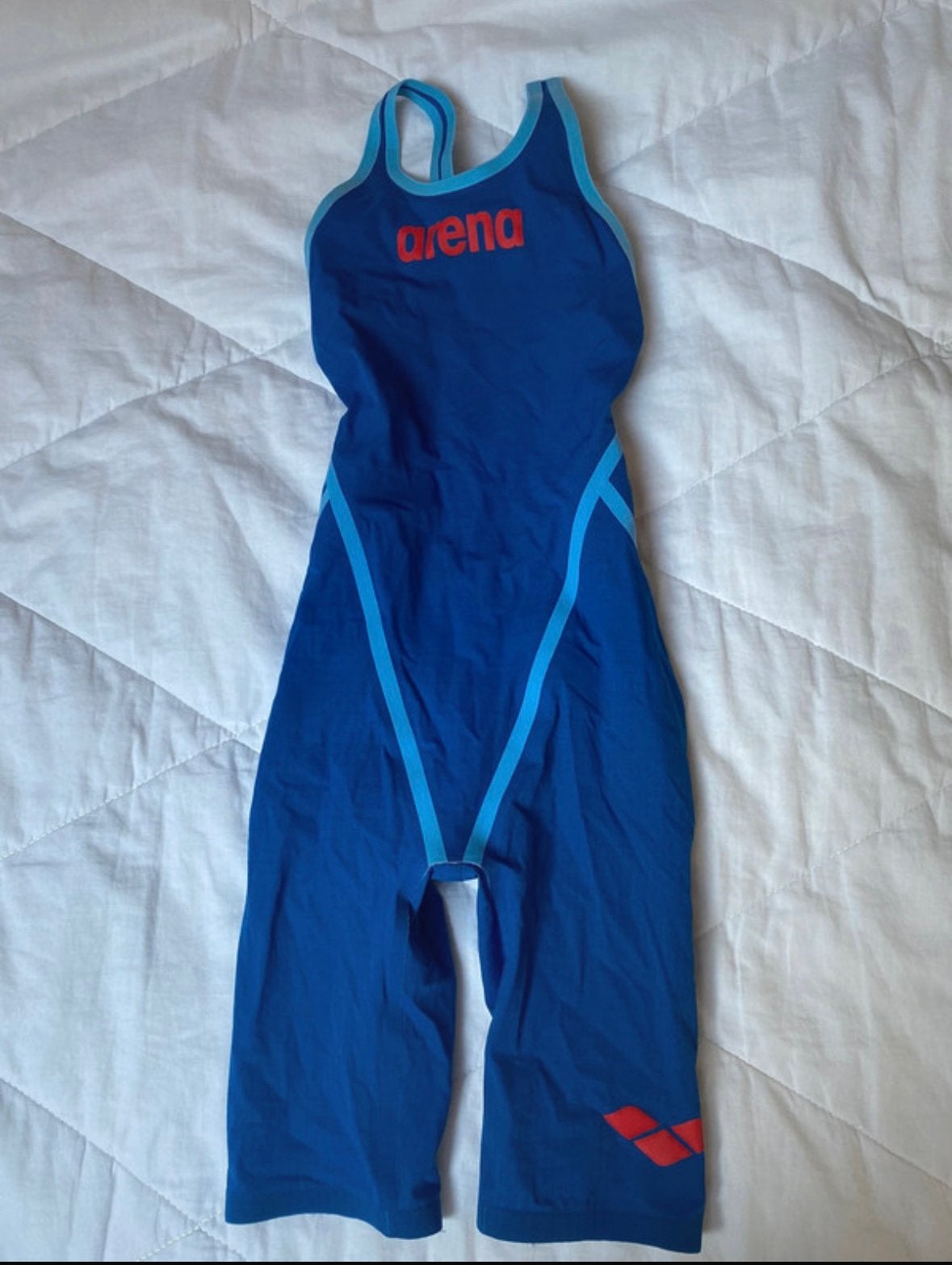 Arena Carbon Core FX D28, Kleding | Dames, Badmode en Zwemkleding, Verzenden, Gedragen, Blauw, Badpak