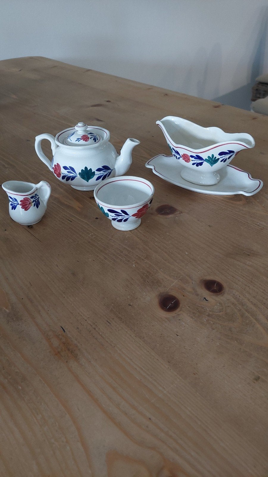Boerenbont kinderservies delen - Societe Ceramique, Ophalen