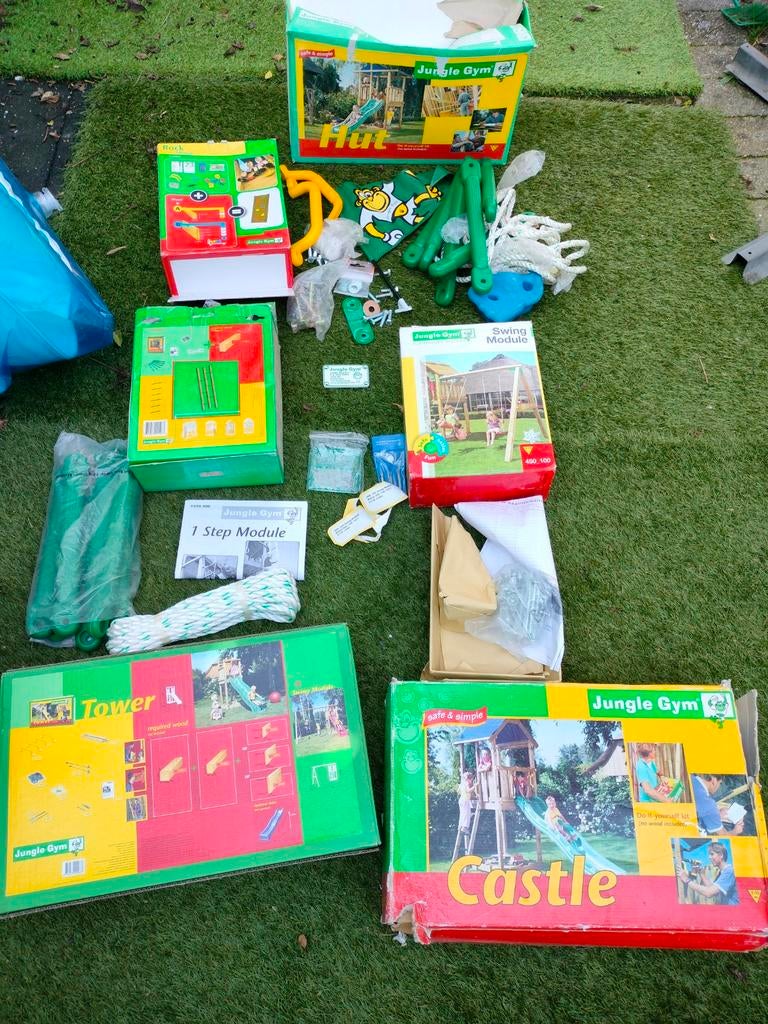 Speeltoestel pakket met klimtouw, Ophalen of Verzenden, Schommel