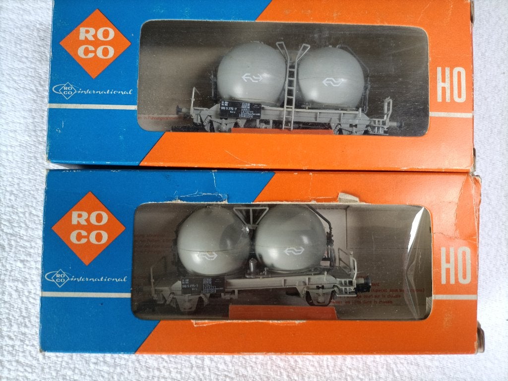 2x Roco 4325 H0 Bollenwagen van de NS, Ophalen, Gebruikt, Gelijkstroom, Wagon