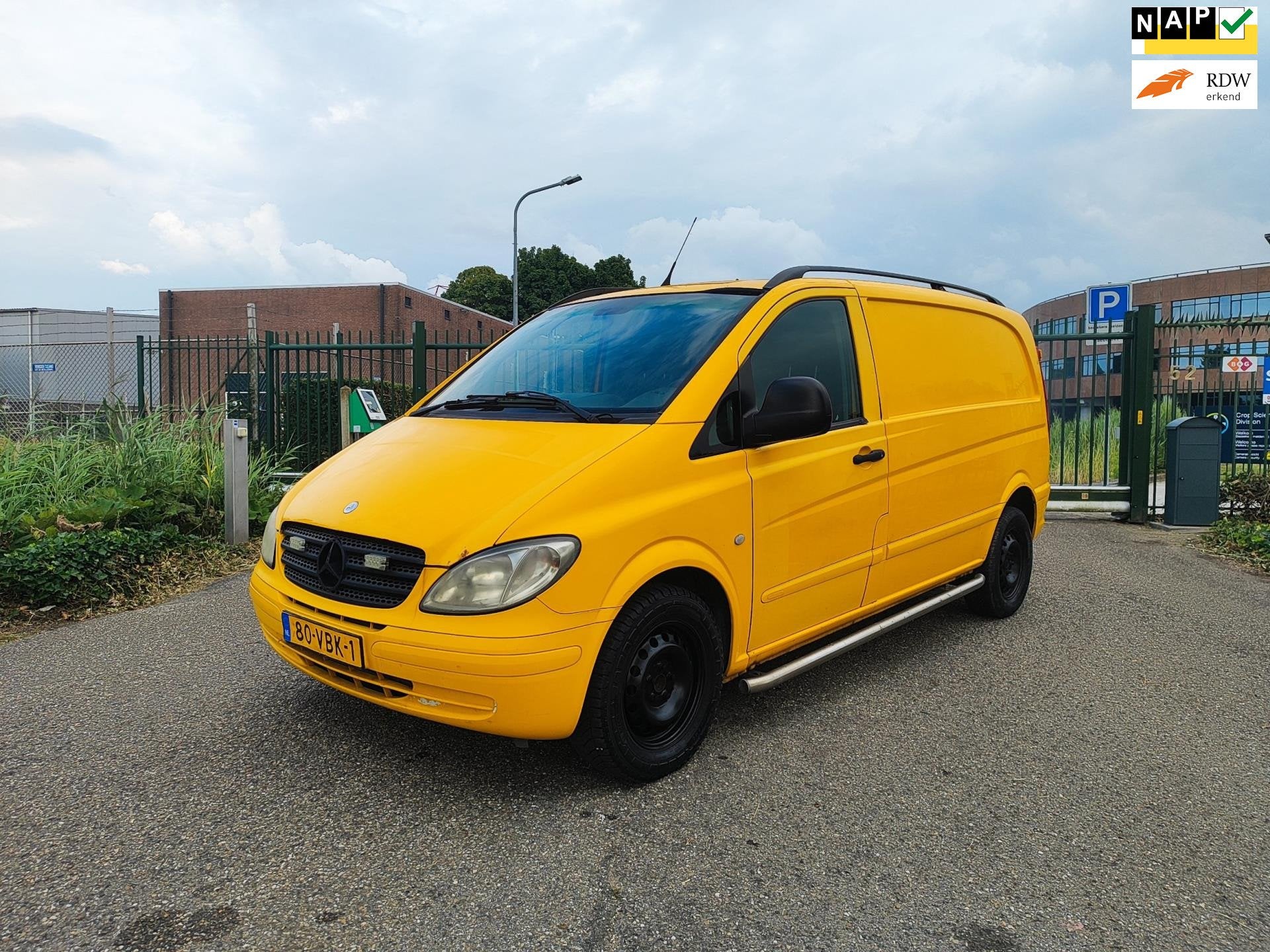 Mercedes-Benz Vito 111 CDI Airco! Nap!, Achterwielaandrijving, Gebruikt, 4 cilinders, Emergency brake assist