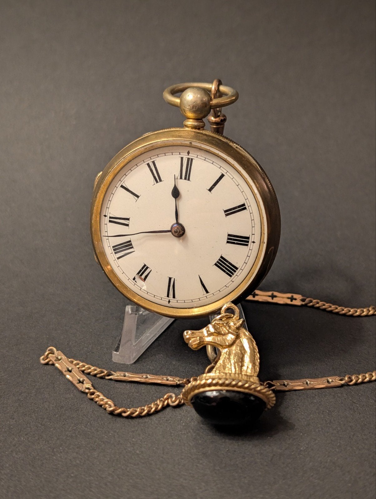 Engels Spillegang Zakhorloge – ca. 1780-1810), Overige merken, Overige materialen, Zakhorloge, Verguld