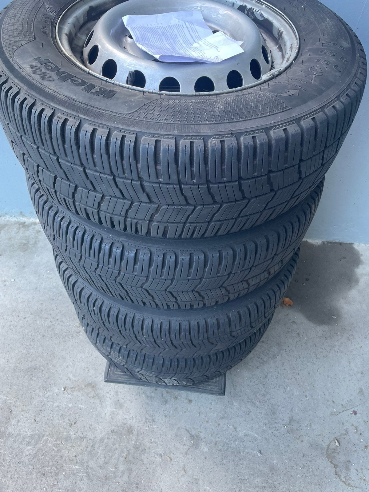 Ford transit custom winterbanden met velg, Ophalen of Verzenden