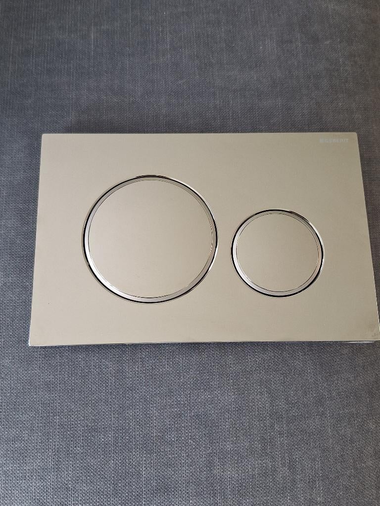 Drukknop toilet Geberit, Ophalen, Gebruikt, Chroom, Toilet