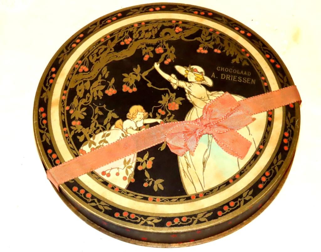 Top Doos Driessen Rotterdam Chocolade geen Blik 1910s, Verzamelen, Blikken, Ophalen of Verzenden, Overige