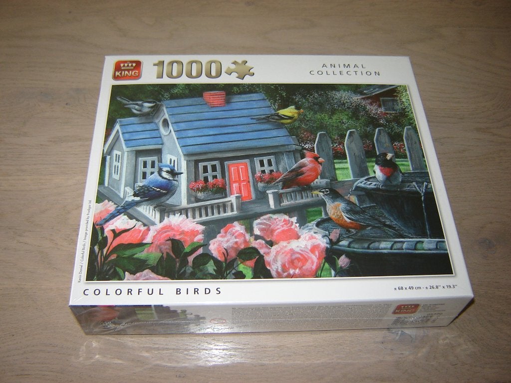Puzzel COLORFUL BIRDS 1000 st. NIEUW !, Ophalen of Verzenden, 500 t/m 1500 stukjes, Nieuw, Legpuzzel