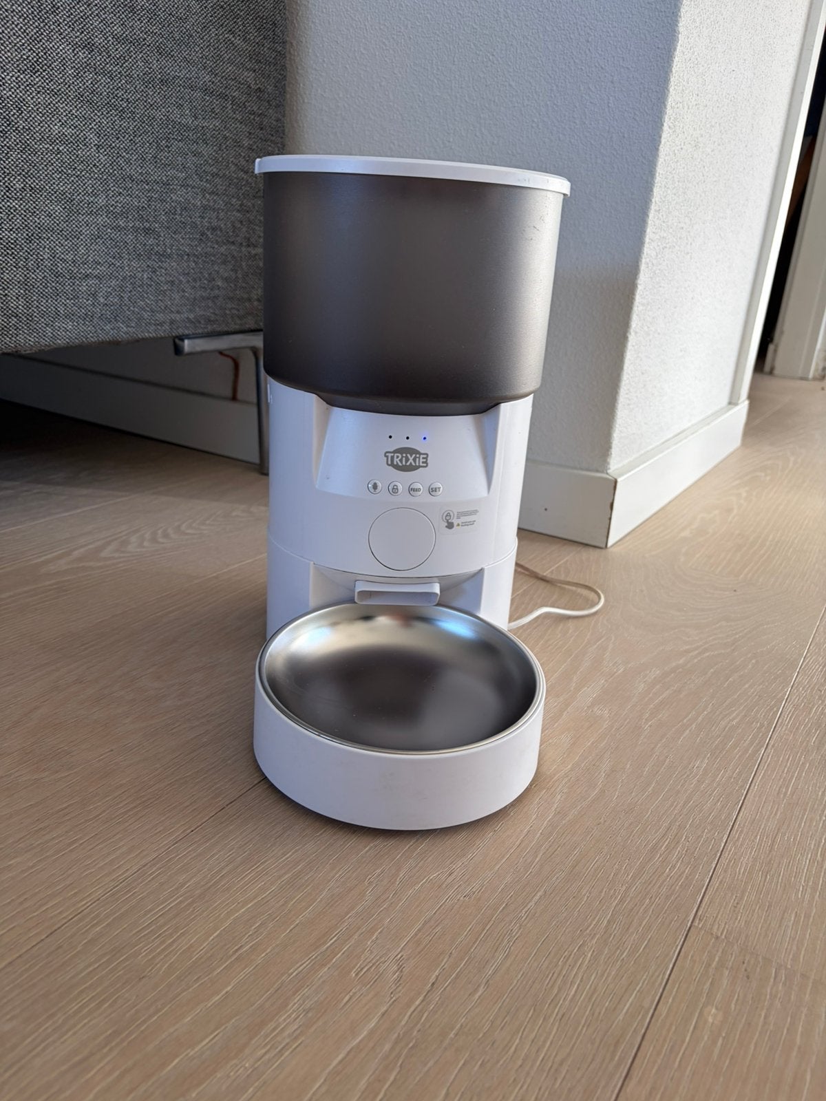 Trixie - Voerautomaat TX-S Smart - Wit - 3 Liter, Dieren en Toebehoren, Ophalen of Verzenden, Automatisch, Zo goed als nieuw