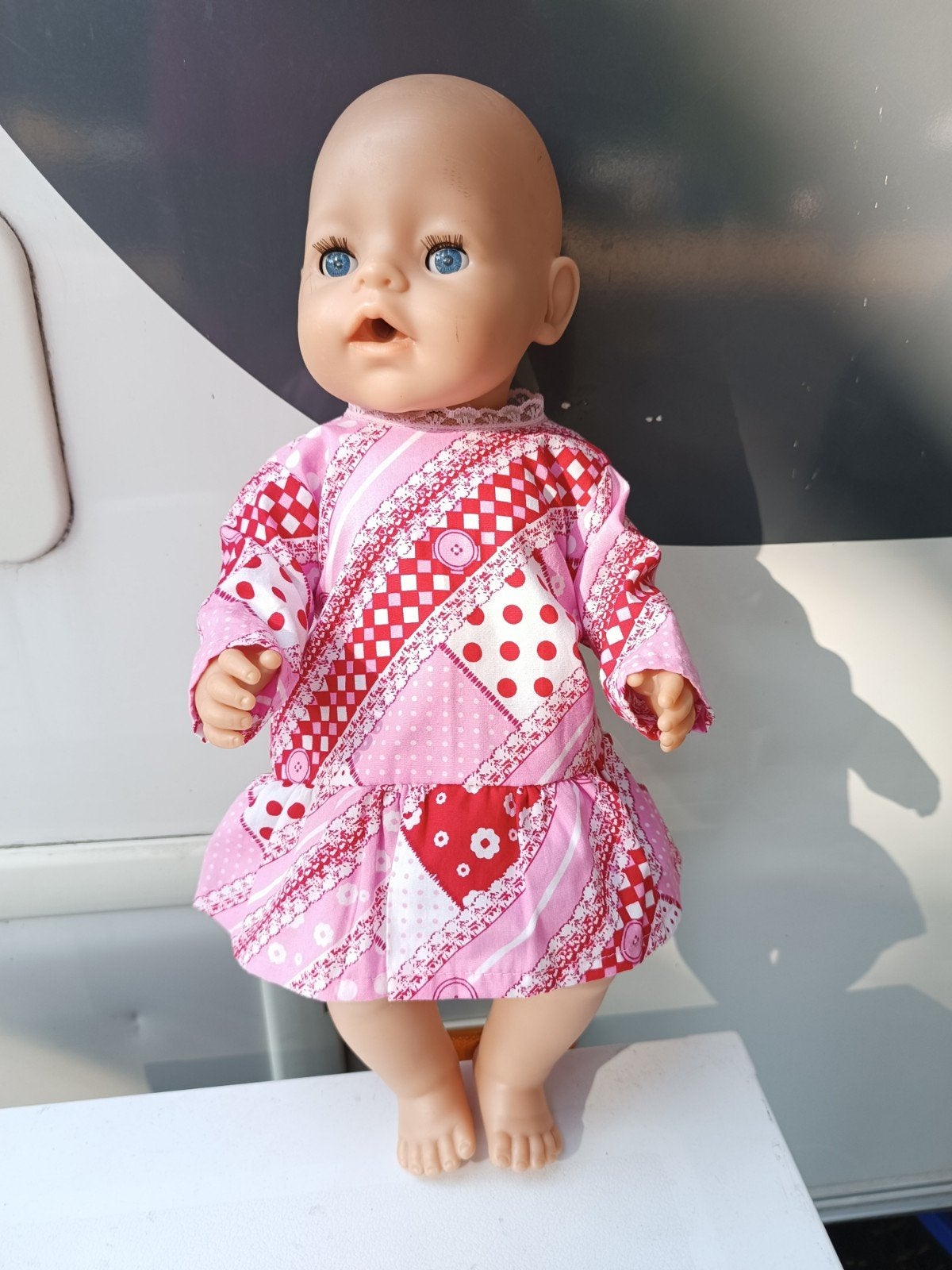 Zelfgemaakte kleding voor Baby Born pop 43 cm, Ophalen of Verzenden, Nieuw, Babypop