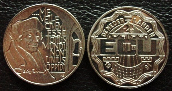 Erasmus 2,5 ecu 1991, Verzenden, Overige materialen, Nederland