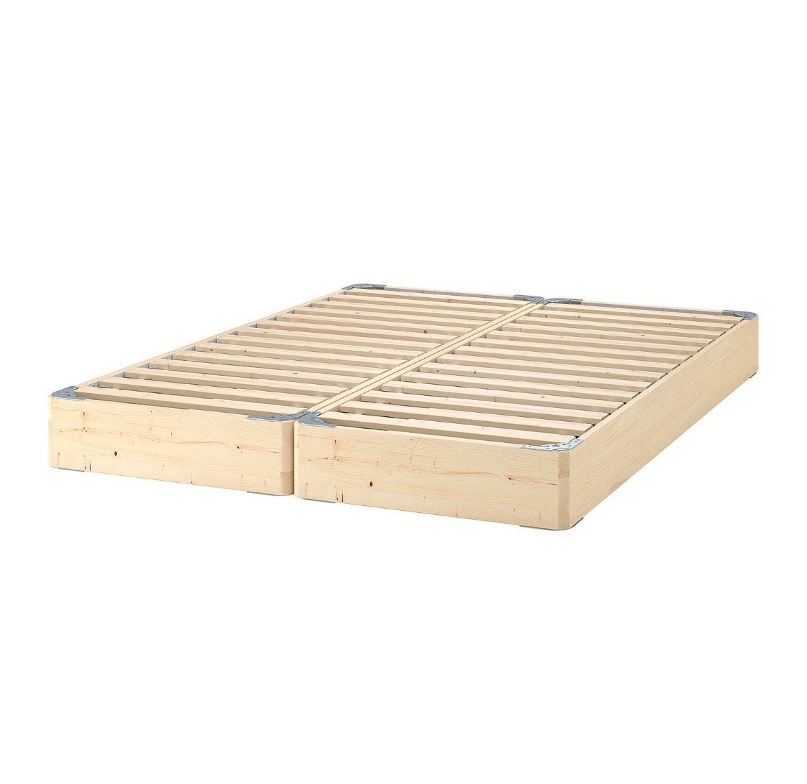 Ikea Espevär matrasbodem ZGAN, Ophalen, Beige, Tweepersoons, Zo goed als nieuw