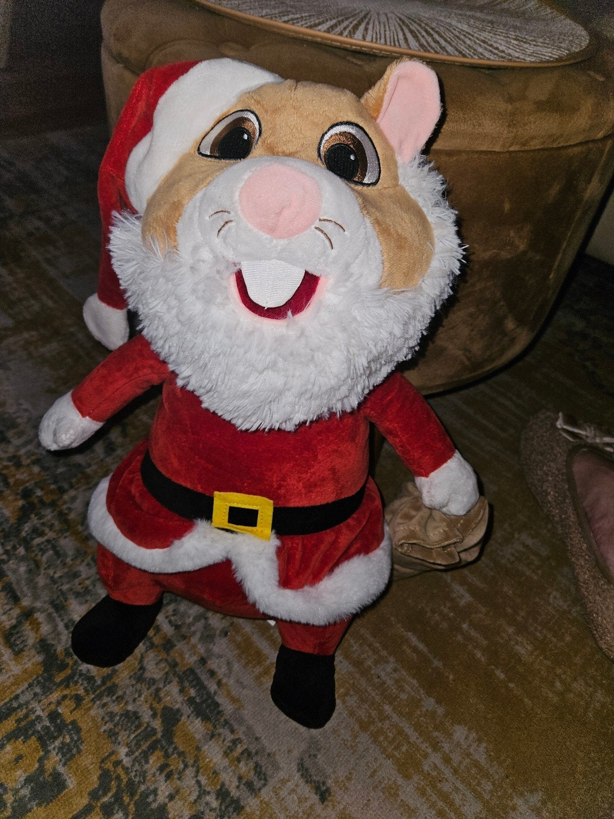Kerstman XL hamster knuffel, Ophalen of Verzenden