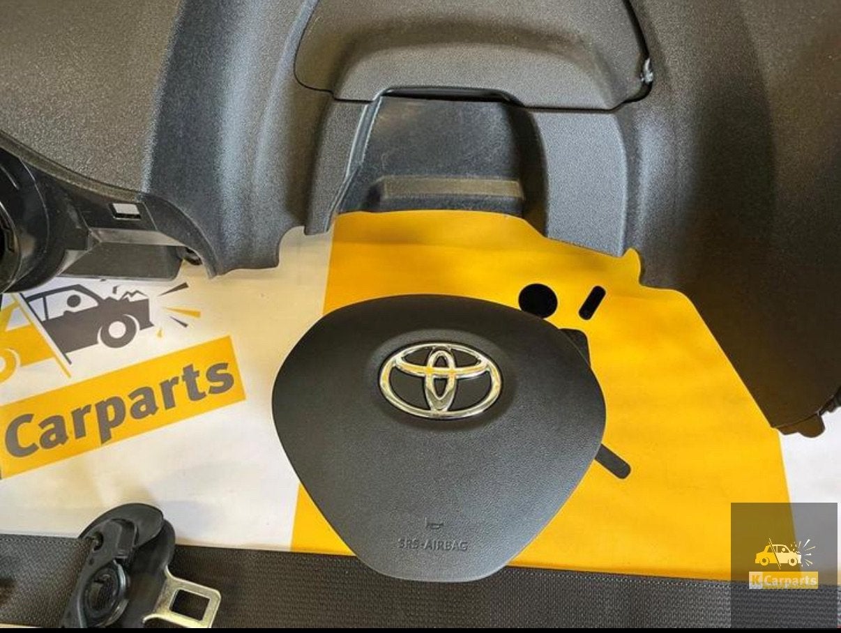 Airbag set Toyota Aygo 2014-2022 Compleet Dashboard, Info@toyota.co.jp, Gebruikt, Toyota Motor Corporation, Toyota