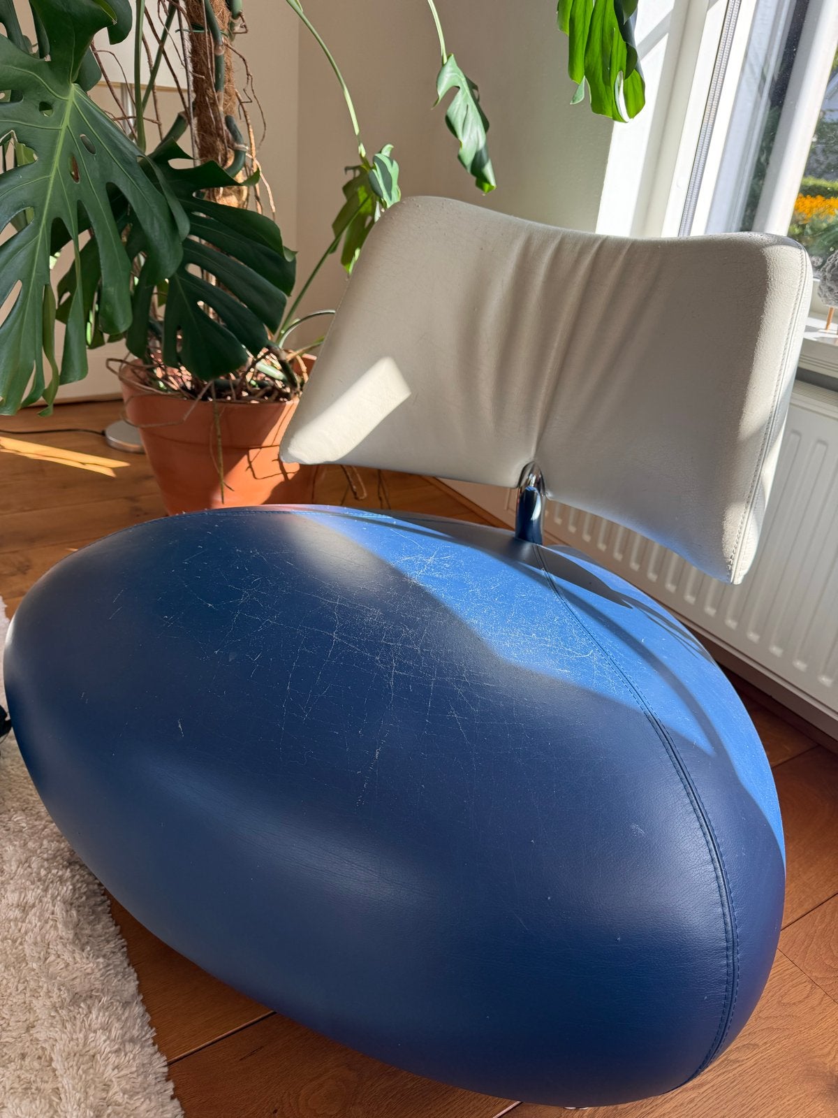 Leolux palone, Ophalen, Blauw, Zo goed als nieuw, Eén