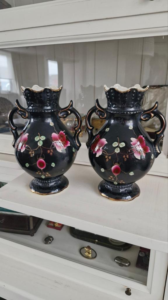 Set van 2 antieke vazen. Sayer Longton Engeland, Ophalen of Verzenden