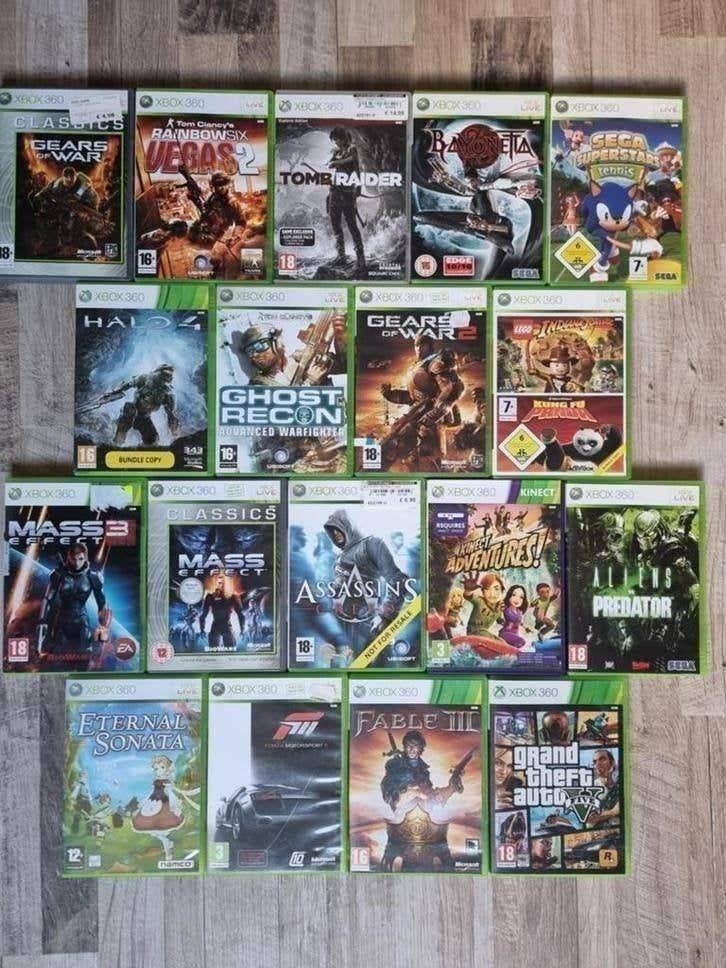 18 Xbox 360 Games | Bijna allemaal compleet met boekje, Avontuur en Actie, Vanaf 18 jaar, 1 speler, Ophalen of Verzenden