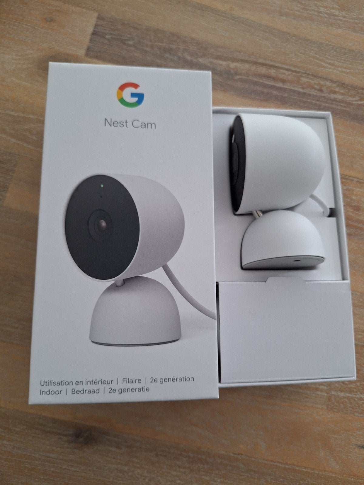 Google Nest Cam (bedraad) - Binnencamera, Ophalen of Verzenden