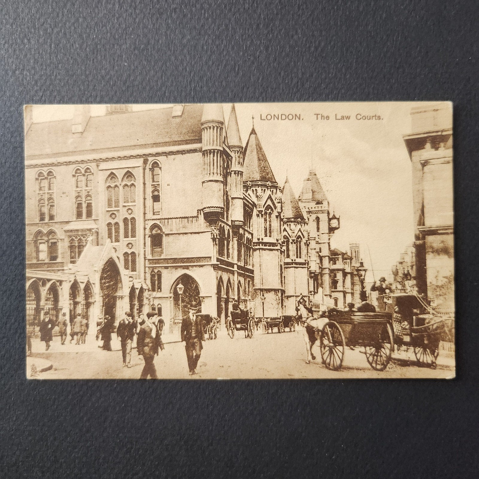 1920 Ansichtkaart Londen, The Law Courts, Tuck's Post Card, Verzenden, Voor 1920, Gelopen, Engeland