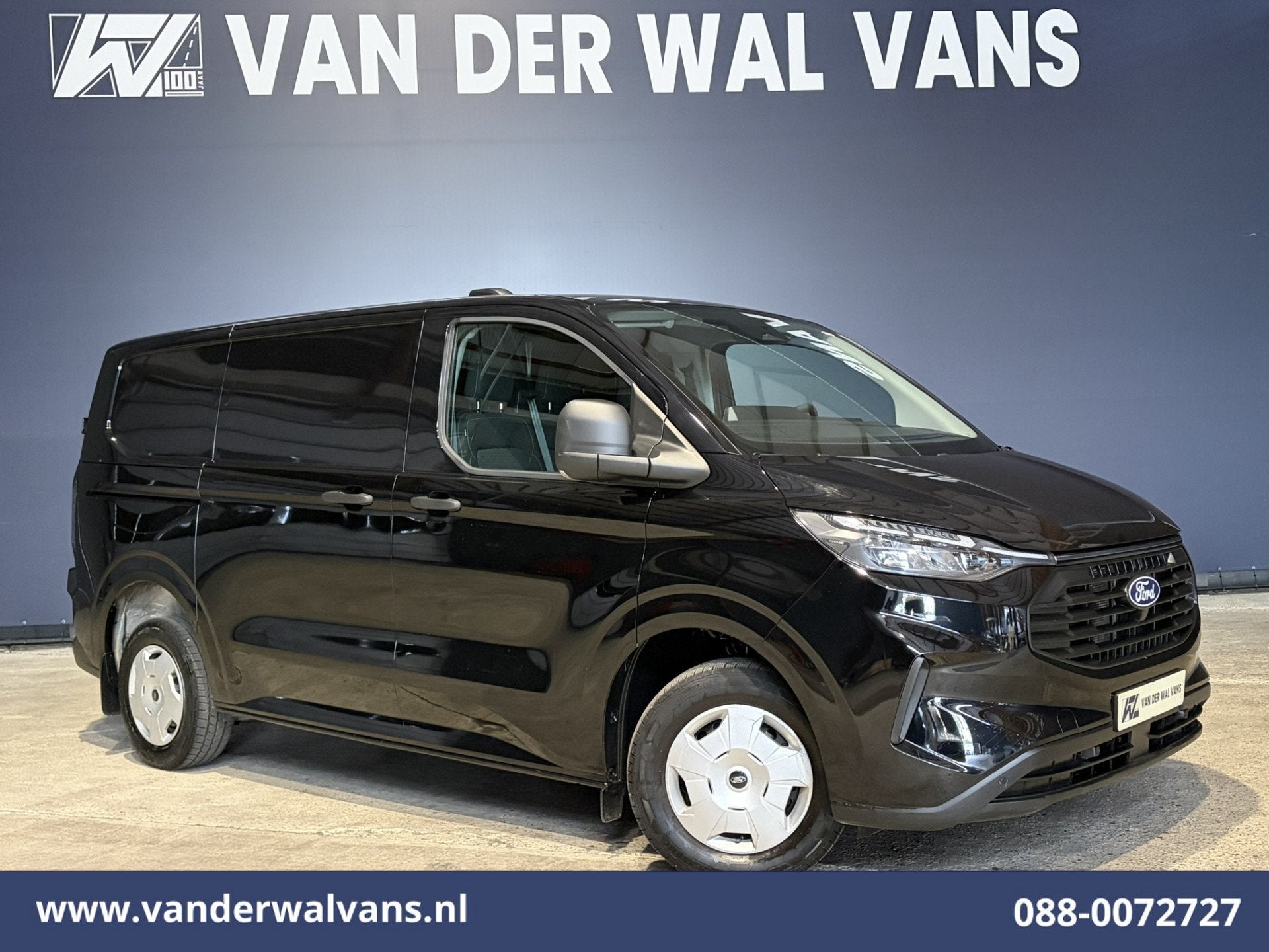 Ford Transit Custom 2.0 TDCI 136pk L1H1 Euro6 Airco | Camera, Voorwielaandrijving, 1803 kg, 4 cilinders, Zwart