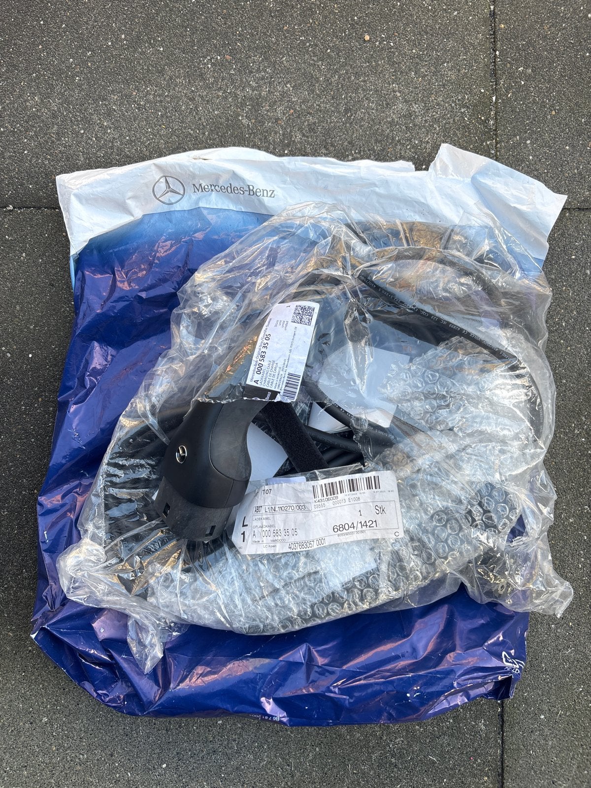Mercedes-Benz originele laadkabel A 000 583 35 05, Ophalen of Verzenden, Nieuw, Mercedes-Benz