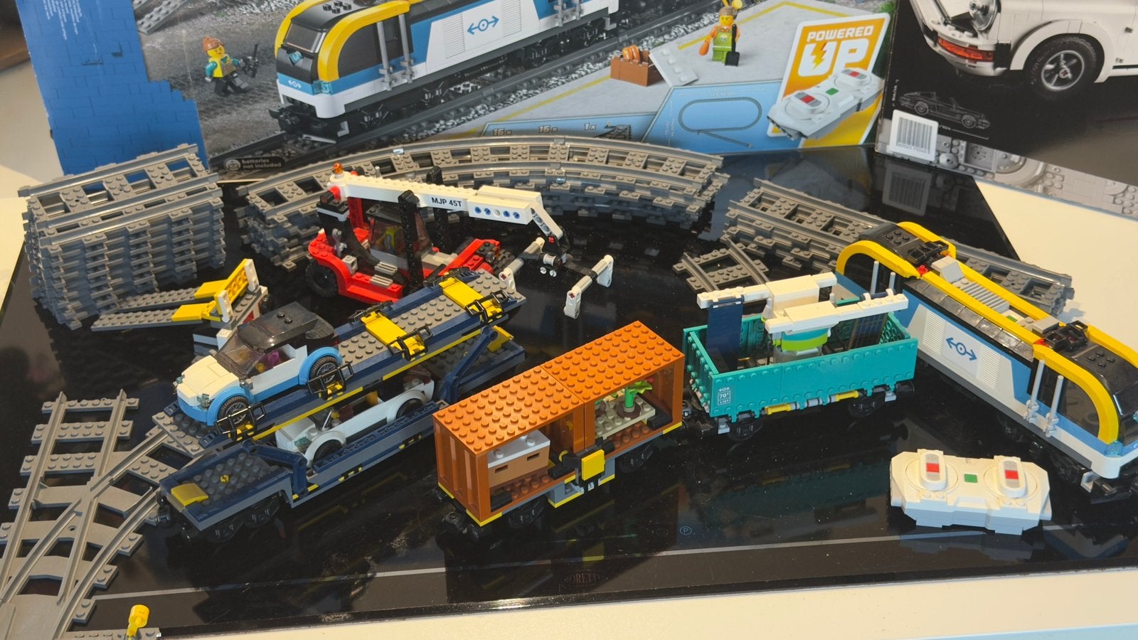 Lego city trein 60336, Ophalen, Zo goed als nieuw, Complete set, Lego