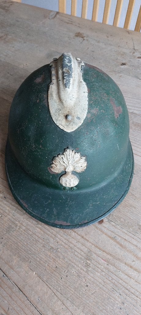 Franse Adrian M1915-helm Eerste wereldoorlog, Ophalen of Verzenden, Landmacht, Nederland, Helm of Baret