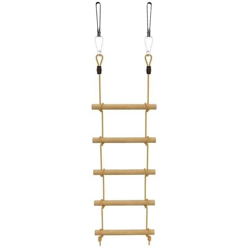 Houten touwladder voor kinderen - Binnen en buiten, Ophalen of Verzenden, Nieuw, Klimtouw