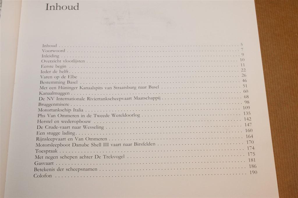 Rederij Van Ommeren — Binnenvaartvloot Deel 1, Verzamelen, Gebruikt, -, -, Ophalen of Verzenden