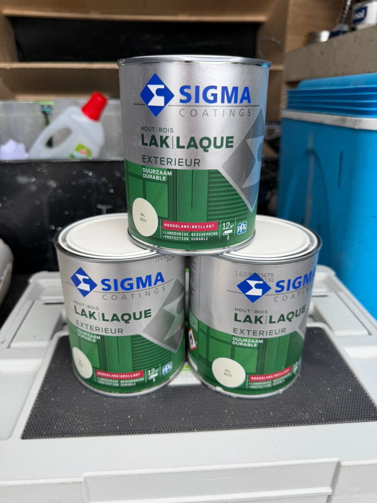 Sigma en sikkens 22,50€ meeredere kleuren, Doe-het-zelf en Verbouw, Verf, Beits en Lak, Ophalen of Verzenden, Nieuw, Wit, Lak
