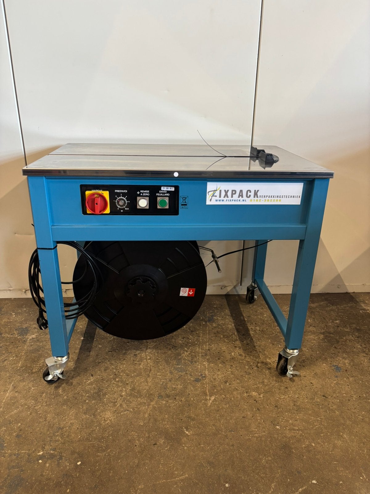 Transpak TP-202CE semi-automatische omsnoeringsmachine, Ophalen, Gebruikt, ., .