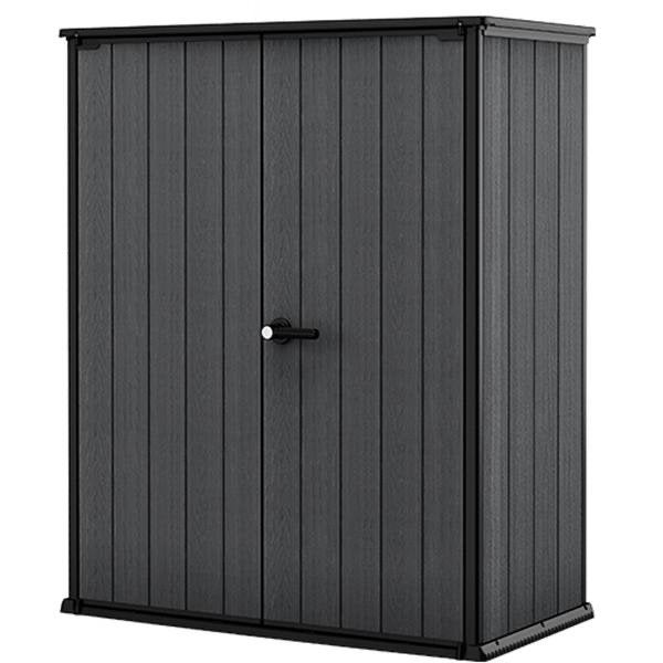 Keter Cortina Alto Tuinkast 1400L Antraciet - Nieuw in doos, Ophalen, Nieuw, Kunststof, Overige typen