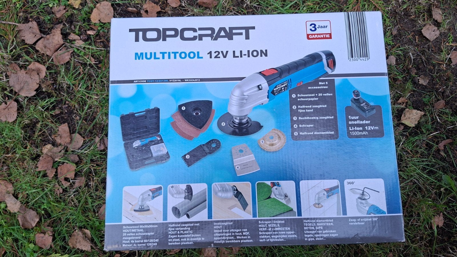 Topcraft Multitool 12V Li-Ion - Nieuw in doos, Ophalen of Verzenden, Nieuw, Minder dan 600 watt, Overige typen