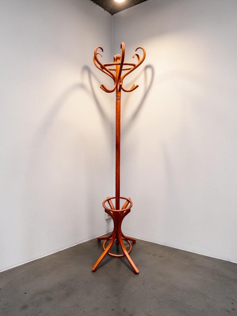 Originele XL Thonet kapstok (Thonet stempel onderzijde), Ophalen, Zo goed als nieuw, Staande kapstok, 150 tot 200 cm