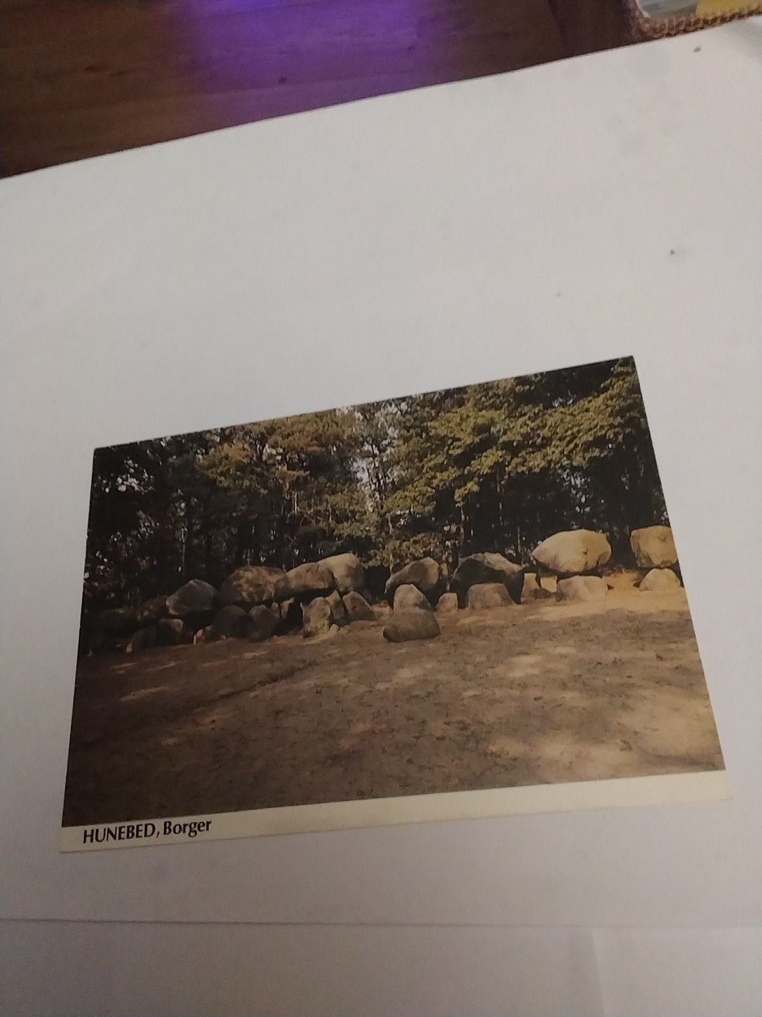 Ansichtkaart Hunebed Borger - Gelopen, Ophalen of Verzenden