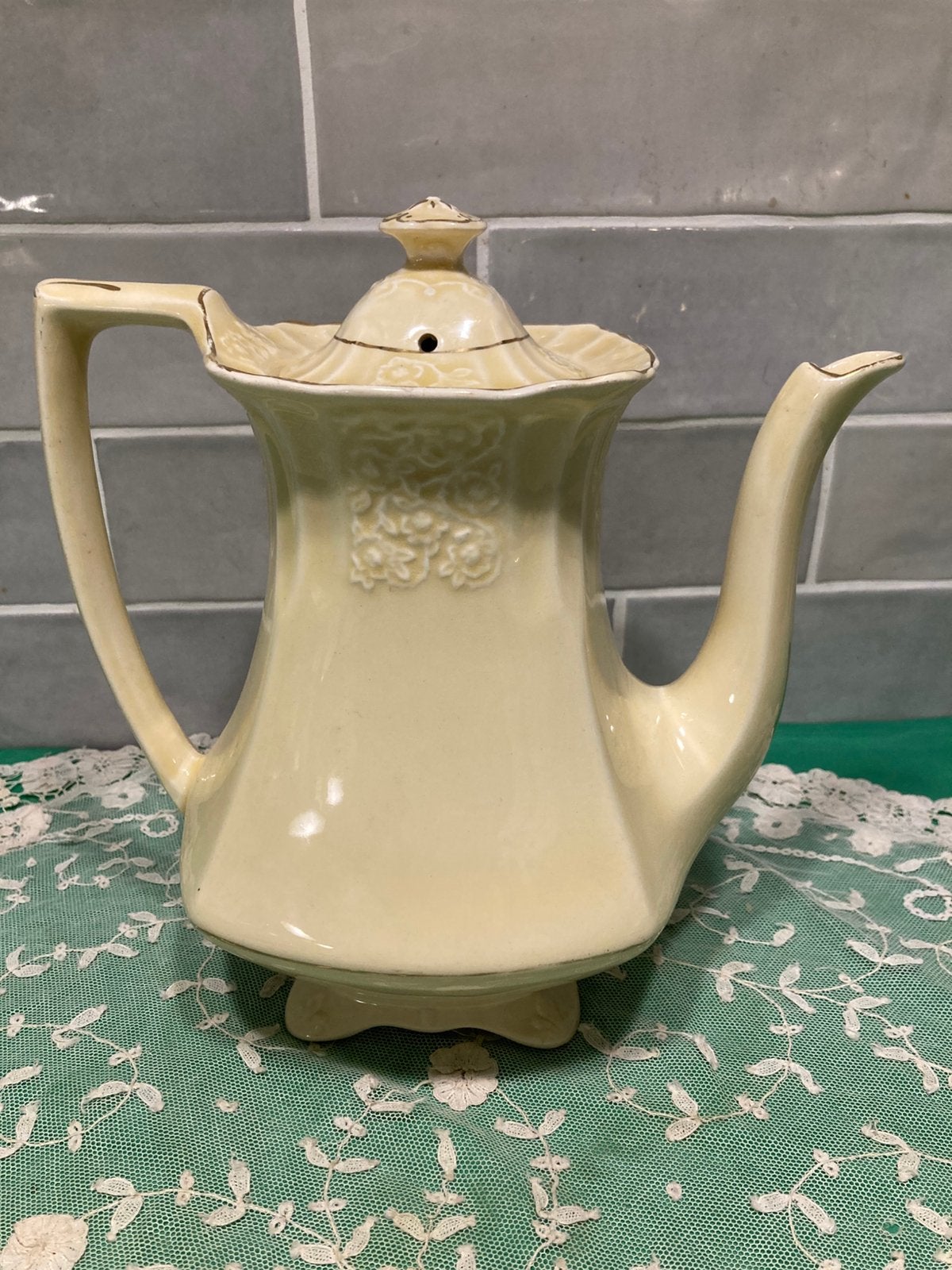 Antieke theepot, koffiepot Myott England (031224), Ophalen of Verzenden