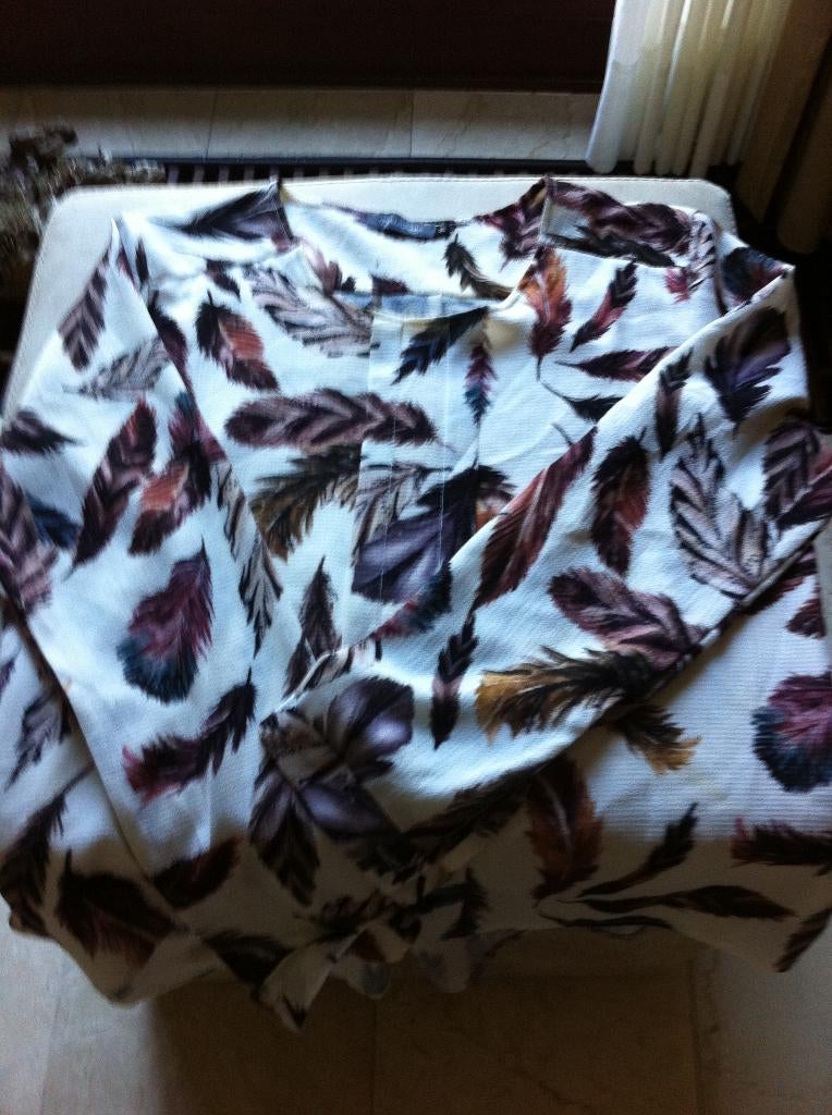 Dames bloes Perla bloes bruin nera bruin/beige mt M, Overige kleuren, Ophalen of Verzenden, Zo goed als nieuw, Maat 38/40 (M)