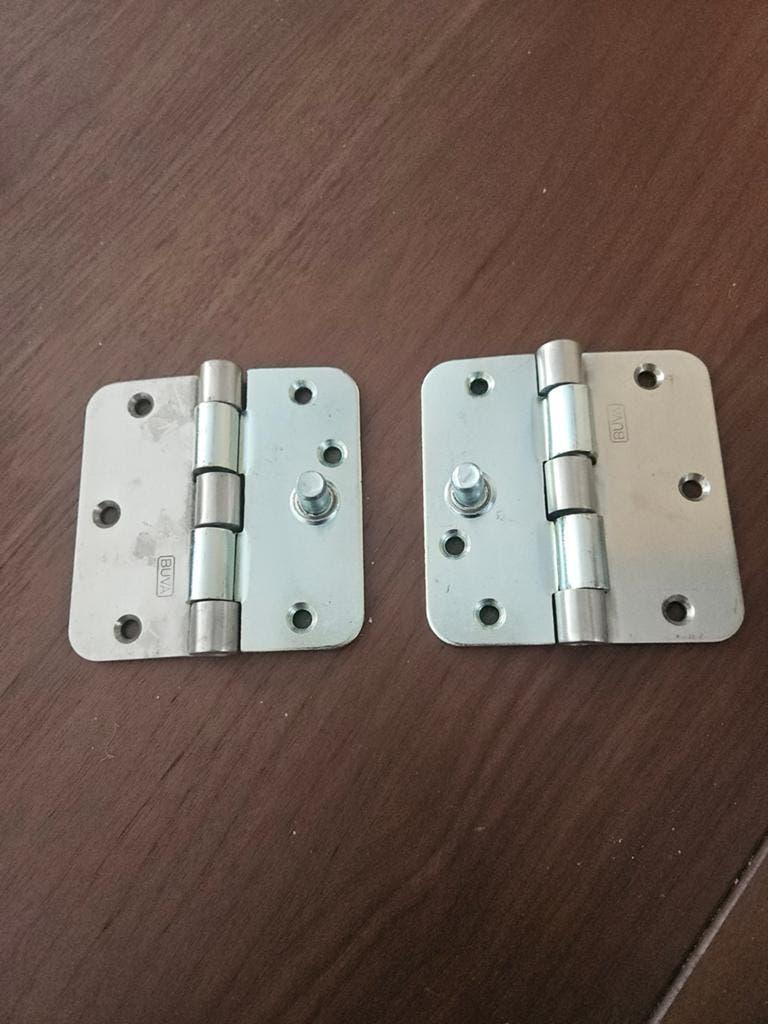 Buva scharnier SKG3 8,9x8,9 cm ronde hoek vlak mat nieuw., Overige typen, Minder dan 200 cm, Nieuw, Ophalen of Verzenden