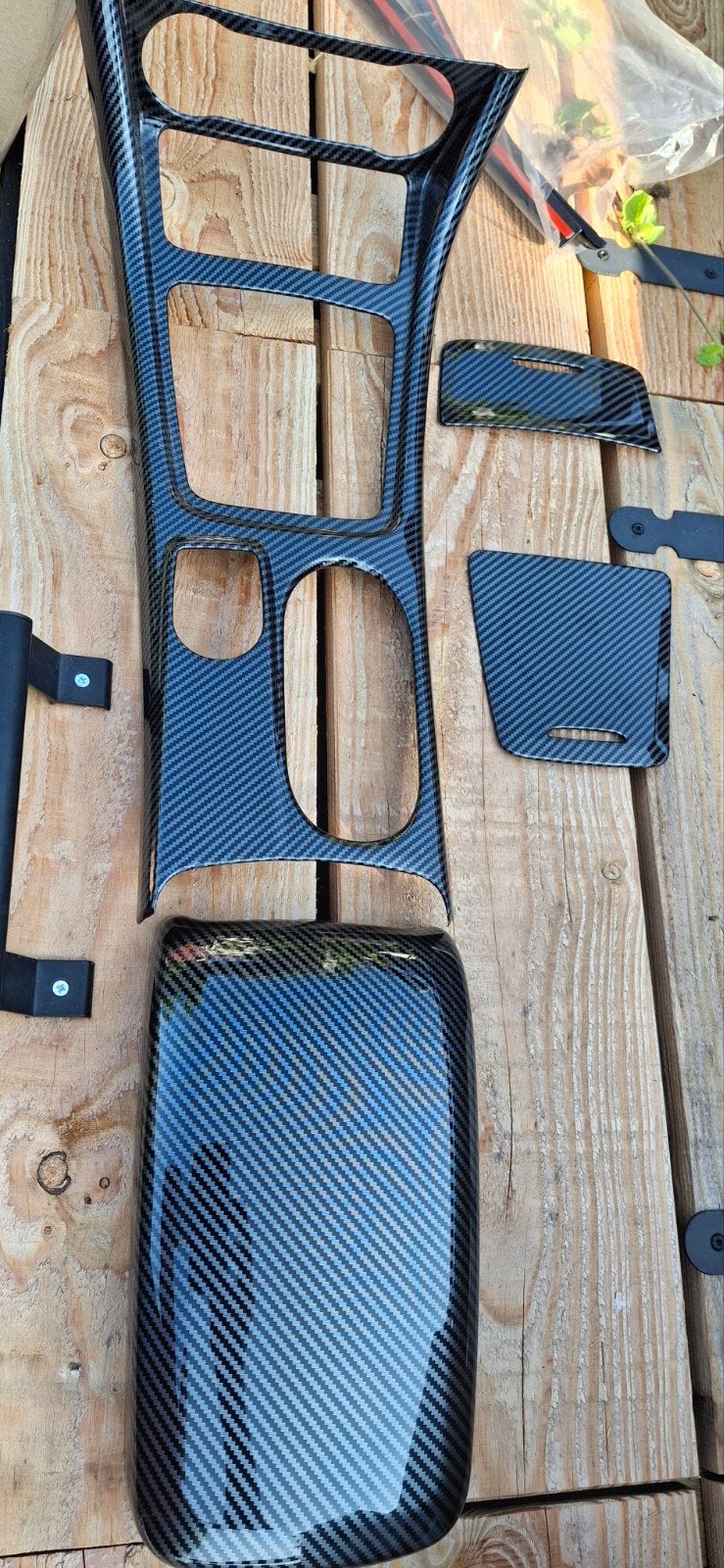 Mercedes W176 Middenconsole Carbon Look Cover, Ophalen