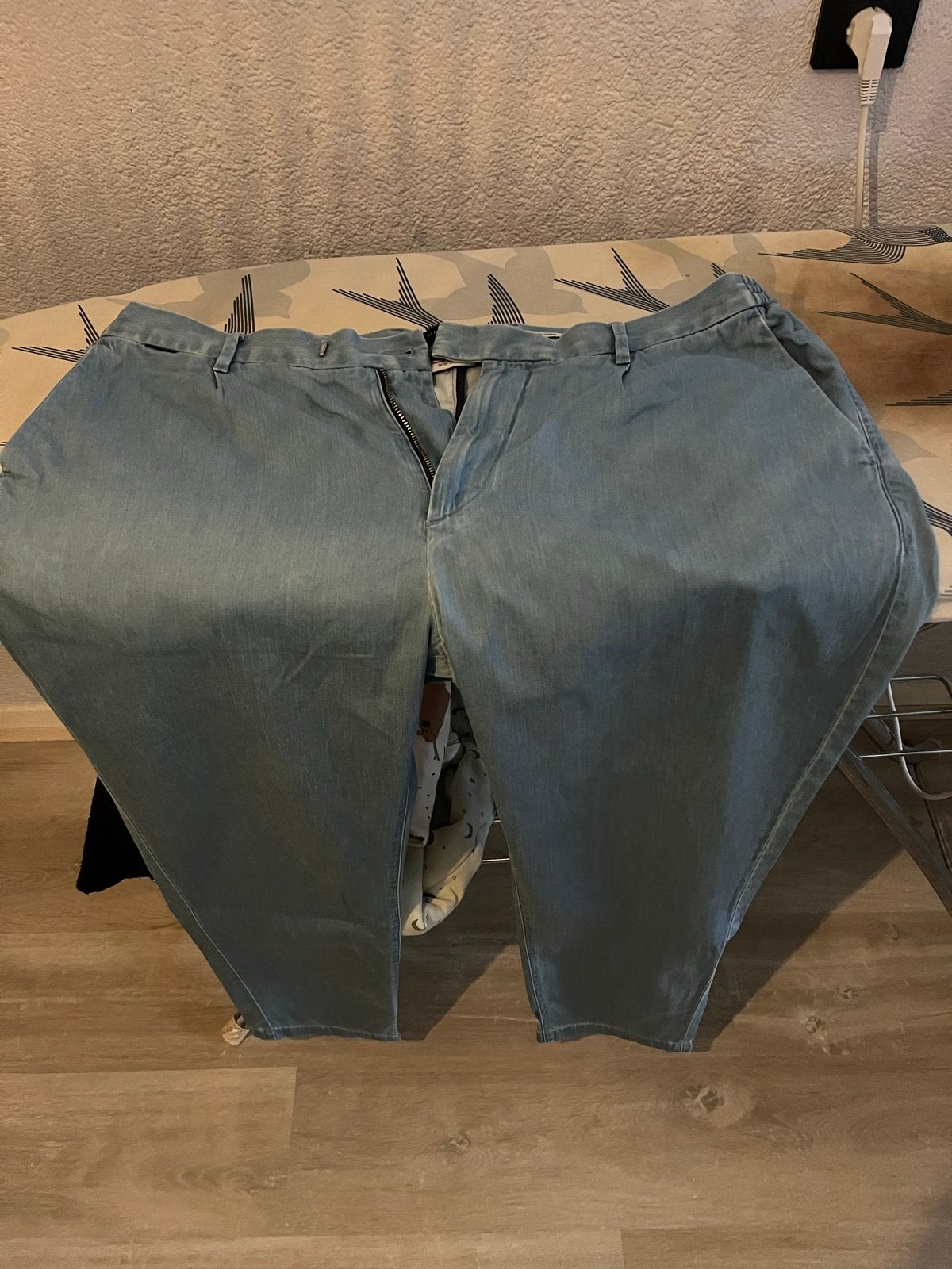 Mr Marvis The Classic Chinos - Lichtblauw (W38 L32), Ophalen of Verzenden, Zo goed als nieuw, Overige maten, Blauw