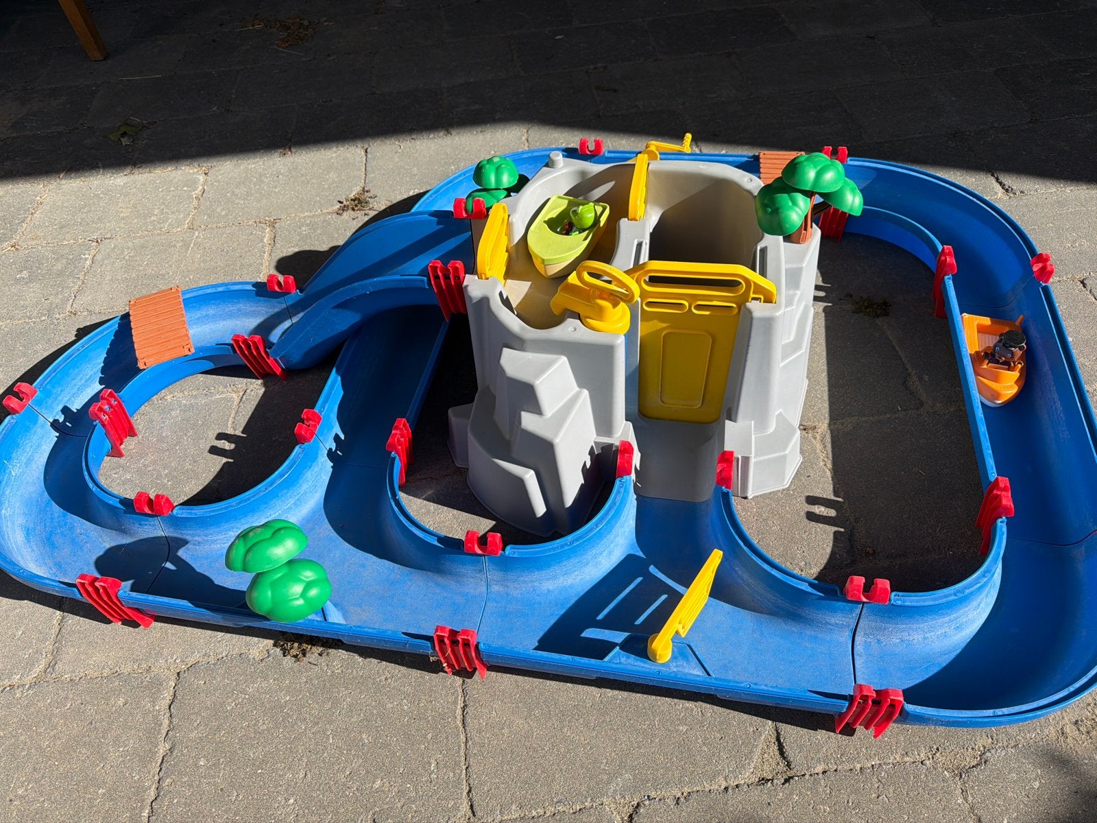 Aquaplay Waterbaan met boten en figuren, Ophalen, Gebruikt, Jongen of Meisje