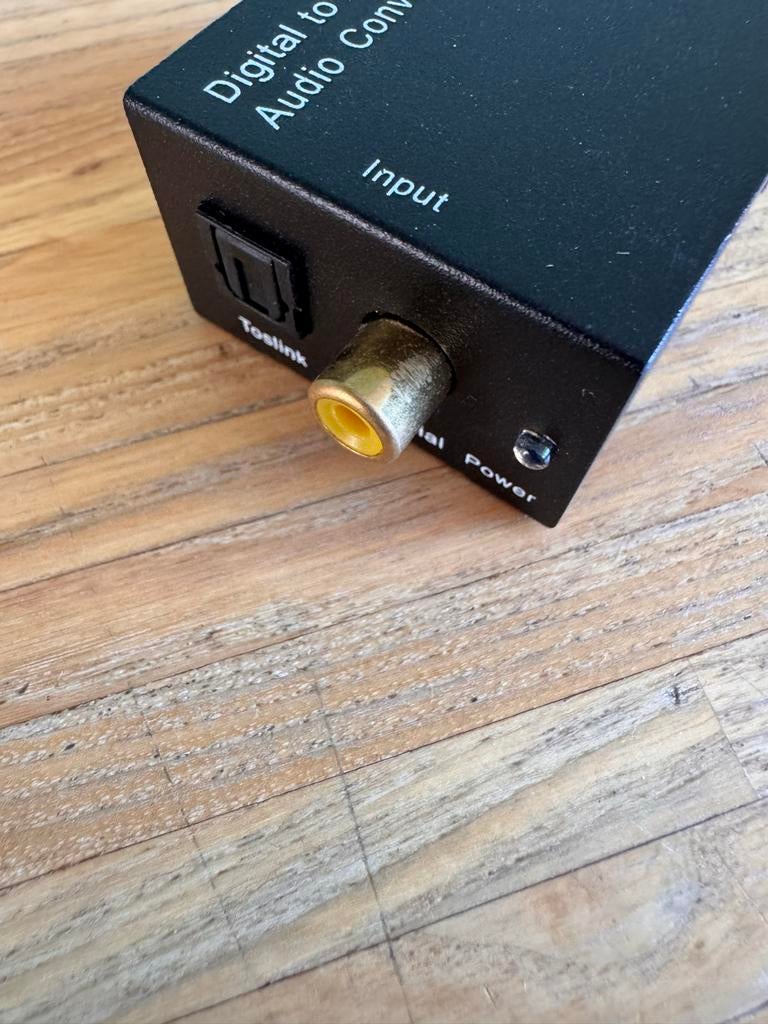 TOSLINK Digitale naar Analoge Audio Converter, Ophalen of Verzenden, Zo goed als nieuw