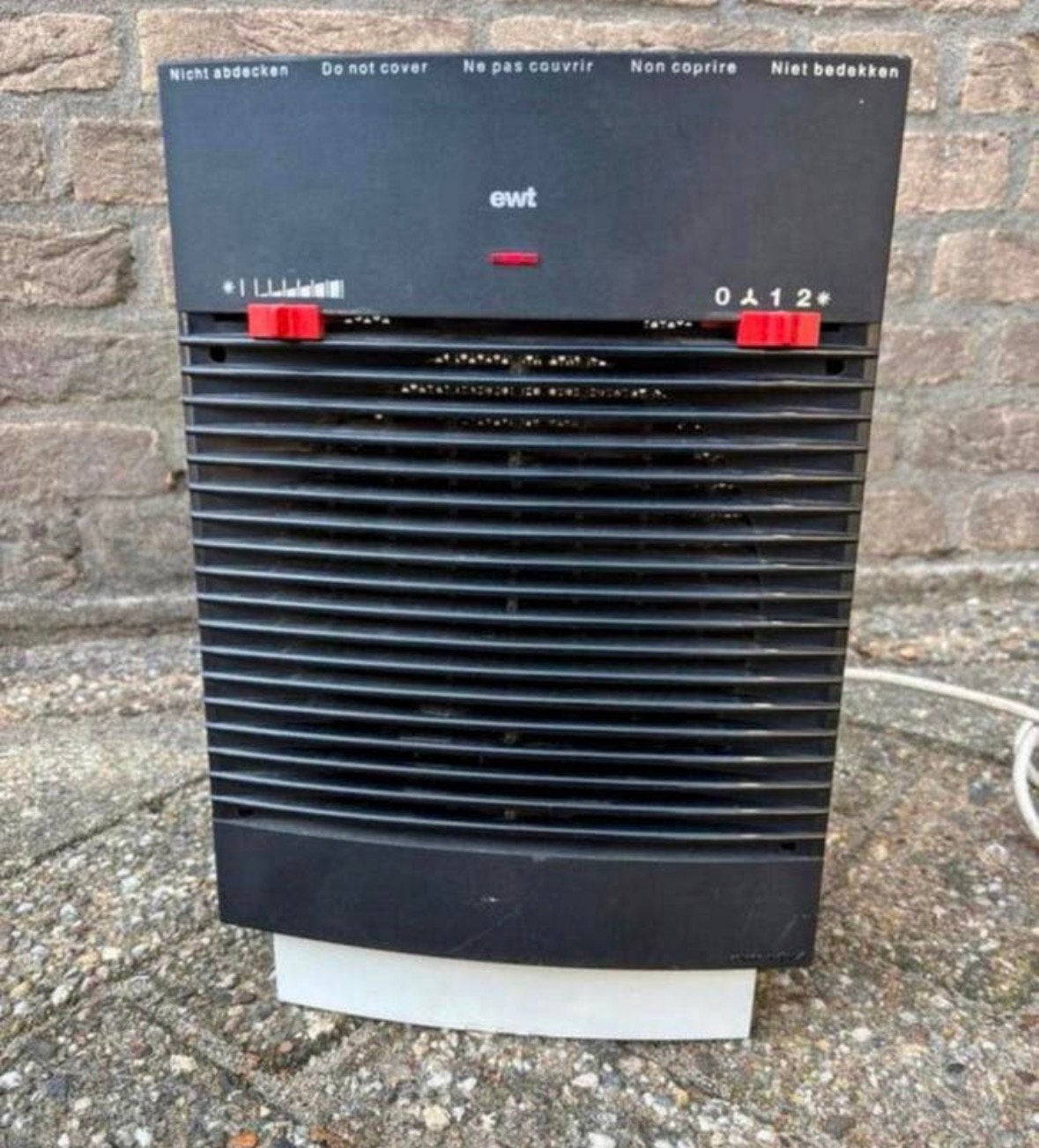 EWT Clima 161TLS kacheltje 2000watt met 3 standen, Ophalen of Verzenden, Gebruikt, Elektrisch, Vrijstaand