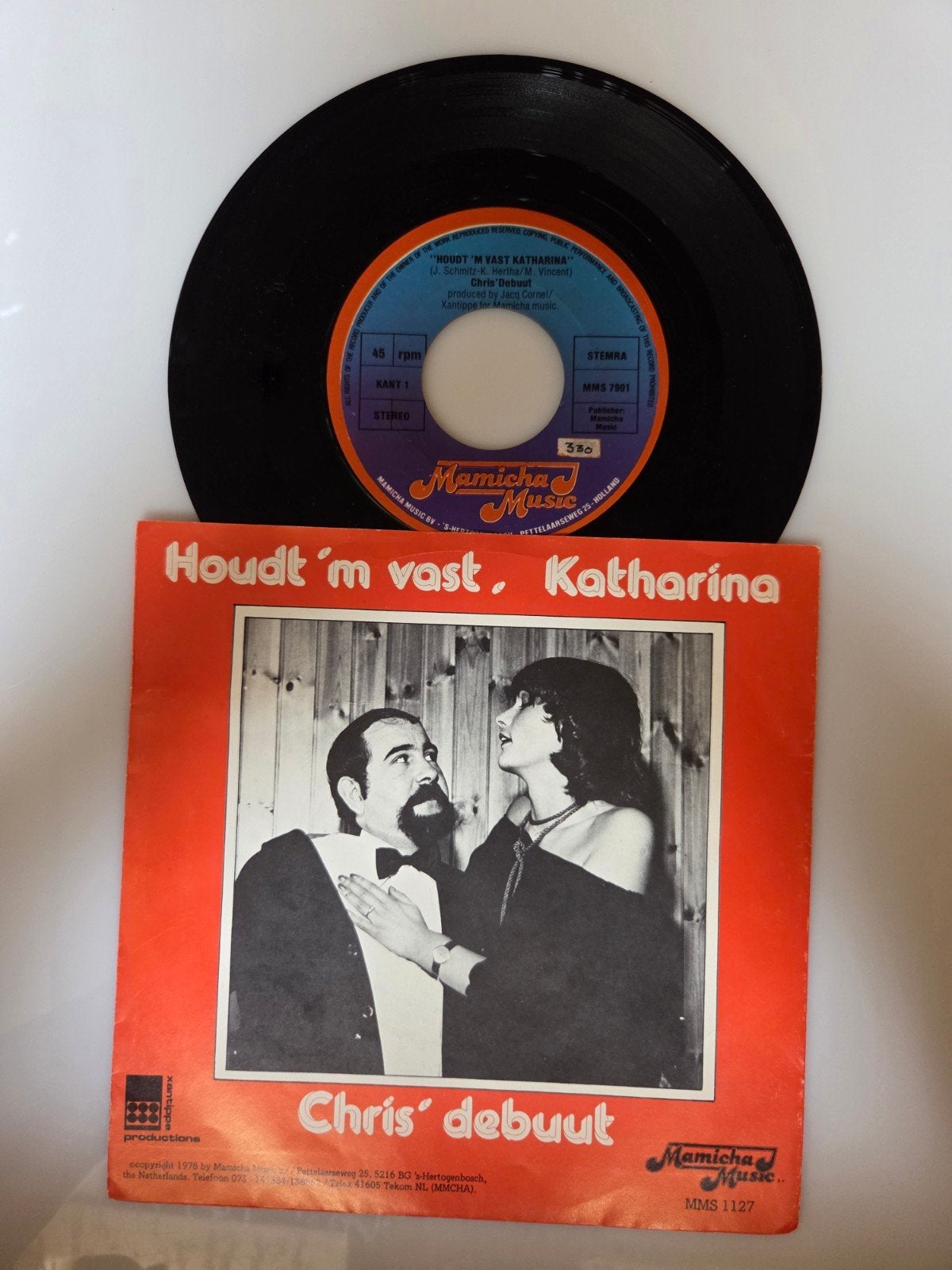 Chris Debuut - Houdt' m vast Katharina, Ophalen of Verzenden, Gebruikt, 7 inch, Nederlandstalig