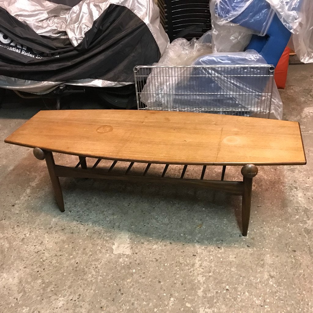 Propos Hulmefa Salontafel tafel vintage omkeerbaar blad, Antiek en Kunst, Ophalen