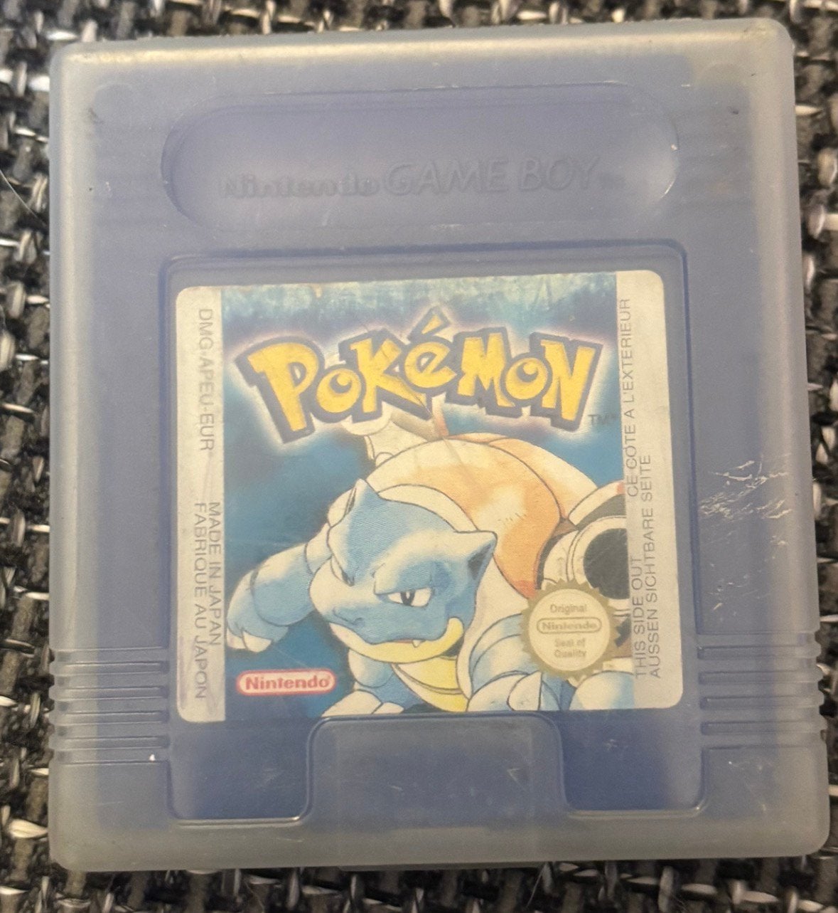Pokemon blauw gameboy, Spelcomputers en Games, 1 speler, Ophalen of Verzenden, Zo goed als nieuw, Role Playing Game (Rpg)