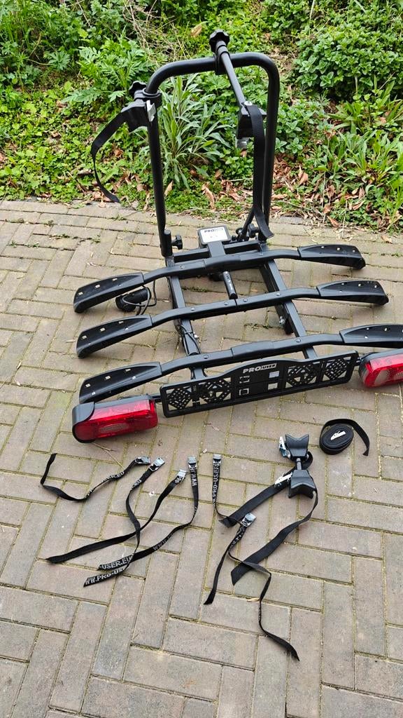 Fietsendrager Pro user 3 fietsen kantelbaar, Auto diversen, Fietsendragers, Ophalen, 3 fietsen of meer, Brede banden, Zo goed als nieuw