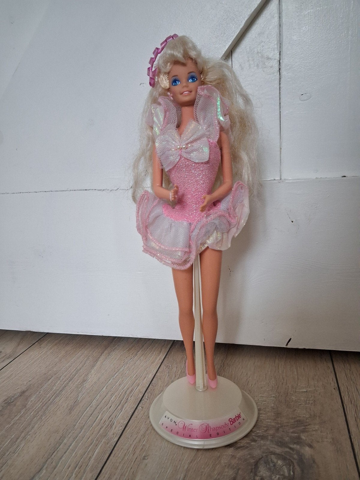 Pretty Surprise Barbie 1991 Mattel met schoenen en borstel, Ophalen of Verzenden