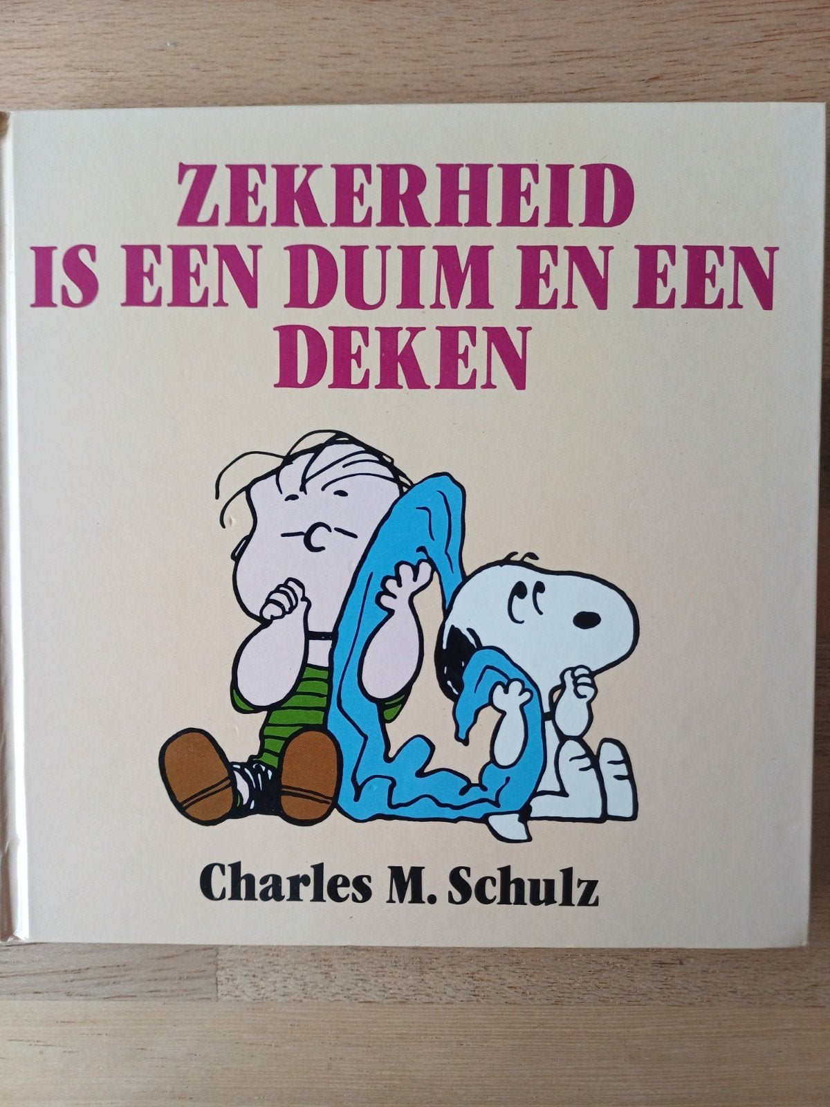 Charles M. SCHULZ.ZEKERHEID IS EEN DUIM EN EEN DEKEN., Eén comic, Ophalen of Verzenden, Zo goed als nieuw, Amerika